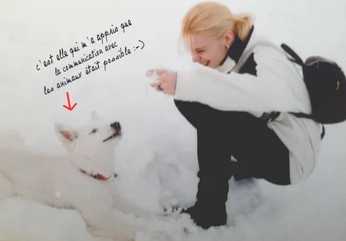 cette chienne m'a appris à communiquer avec les animaux